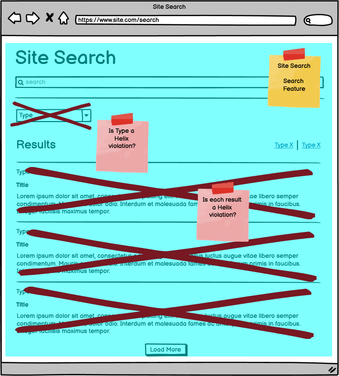 Site Search Components