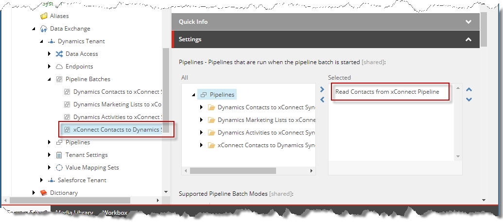 xConnect Contacts to Dynamics Sync