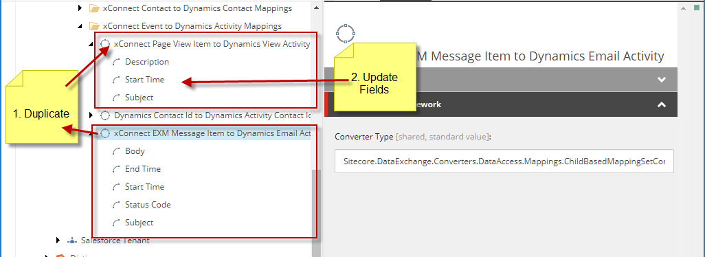 xConnect EXM Message Item to Dynamics Email Activity