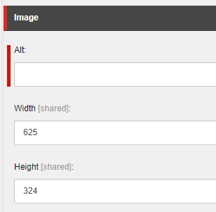 Image Alt Field