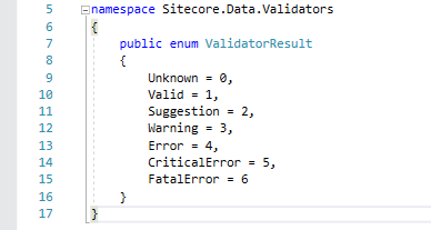 Validator Result